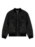 Diesel J-Held Oval D- embroidered bomber jacket - Black