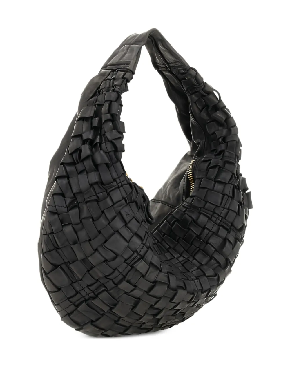 Campomaggi Edera leren schoudertas Zwart