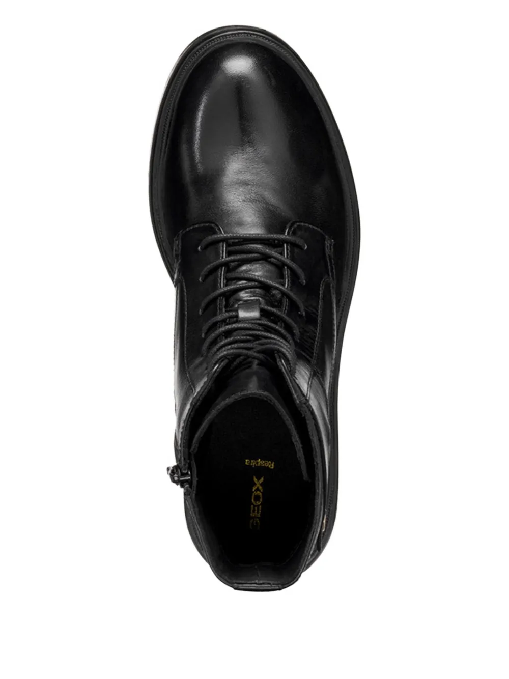 Geox Swelen lace-up platform boots Black