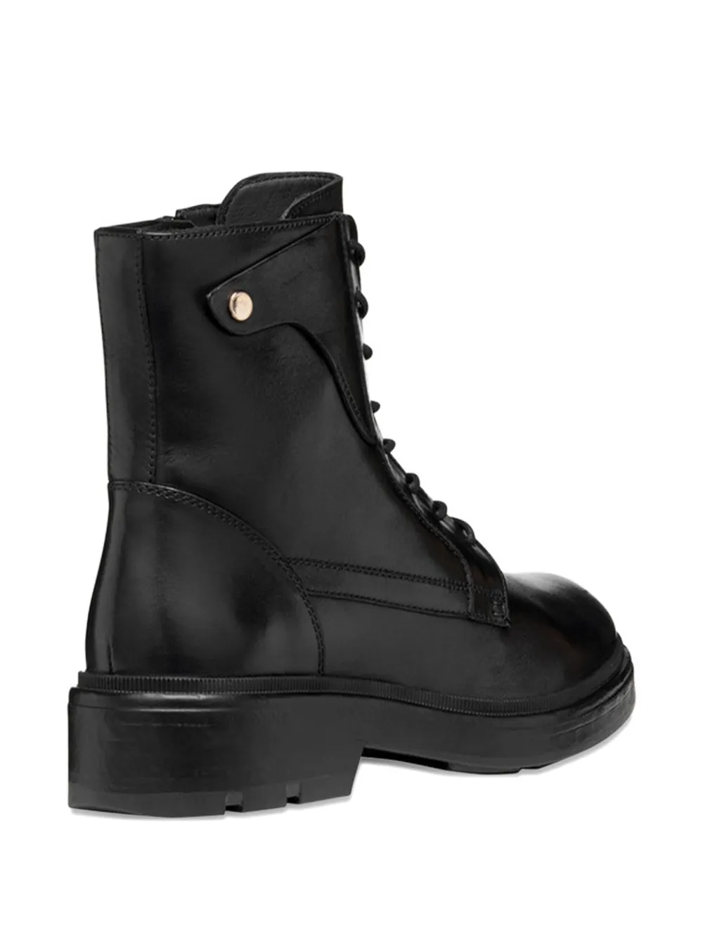 Geox Swelen lace-up platform boots Black