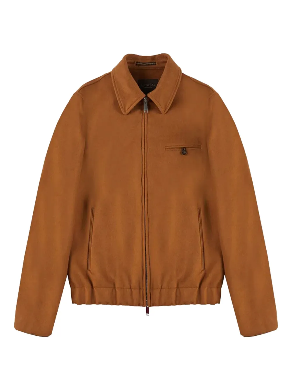 zip-fastening shirt jacket