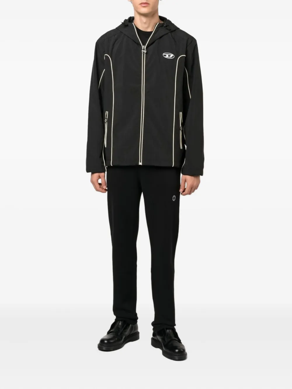 Diesel hooded panelled jacket | Lightweight Jackets | Image 2