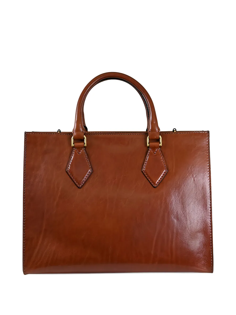 The Bridge leather tote bag - Bruin