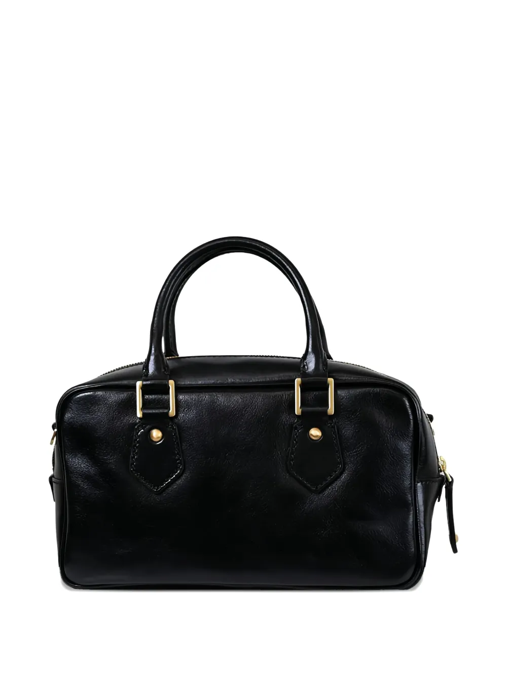 The Bridge logo-plaque tote bag - Zwart