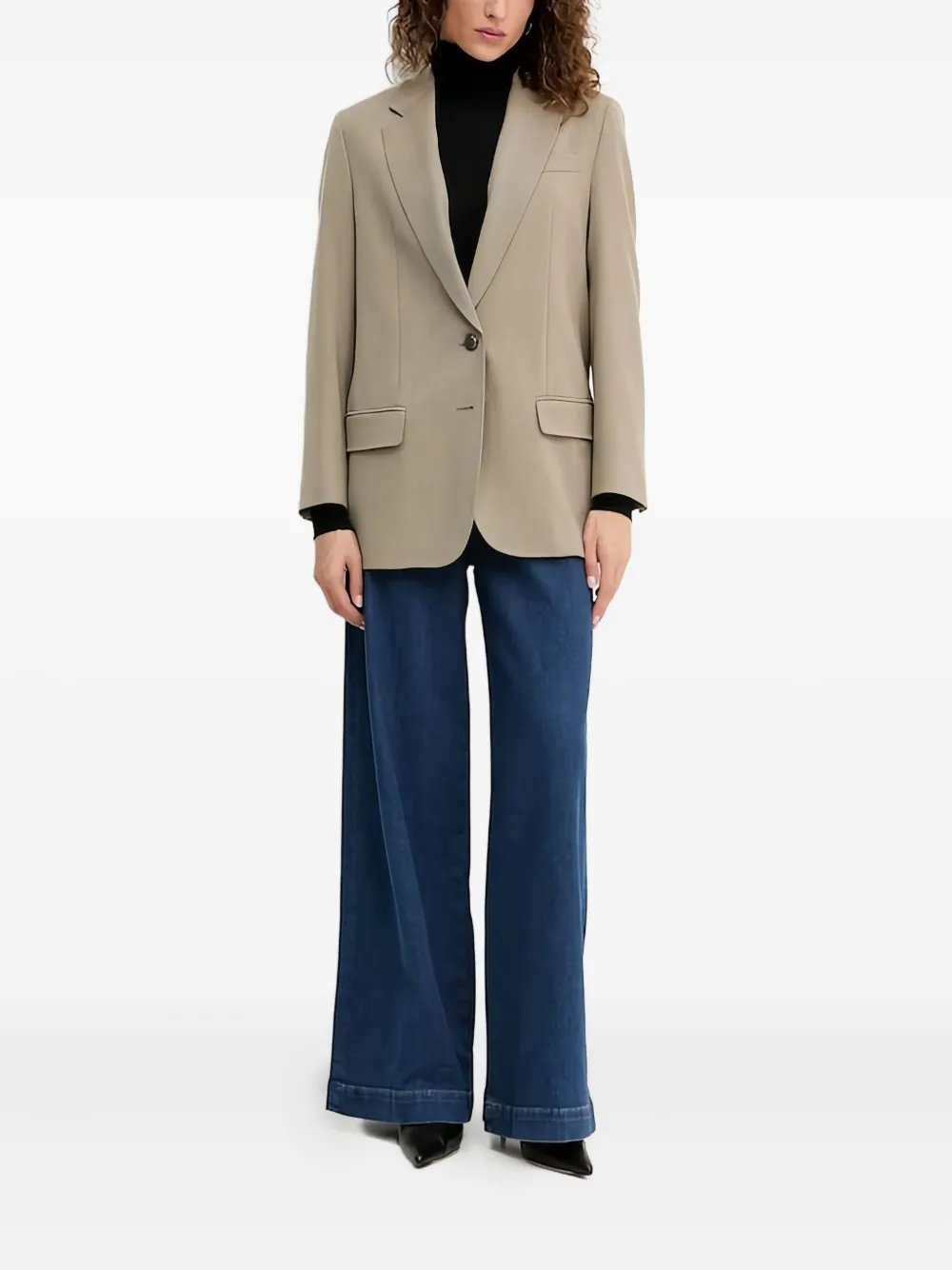 Marella Elegia two-button twill blazer | Blazers | Image 2
