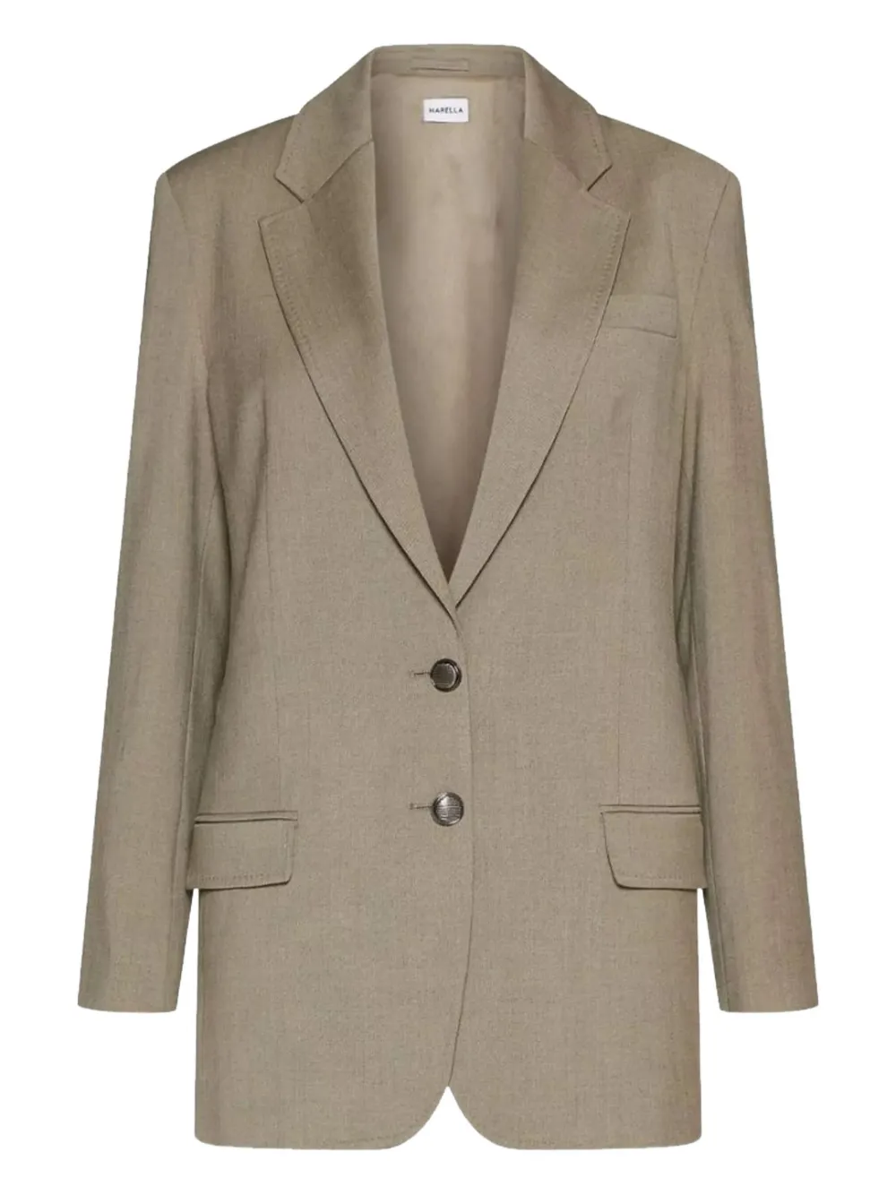 Marella Elegia two-button twill blazer | Neutrals | Image 1