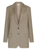 Marella Elegia two-button twill blazer - Neutrals