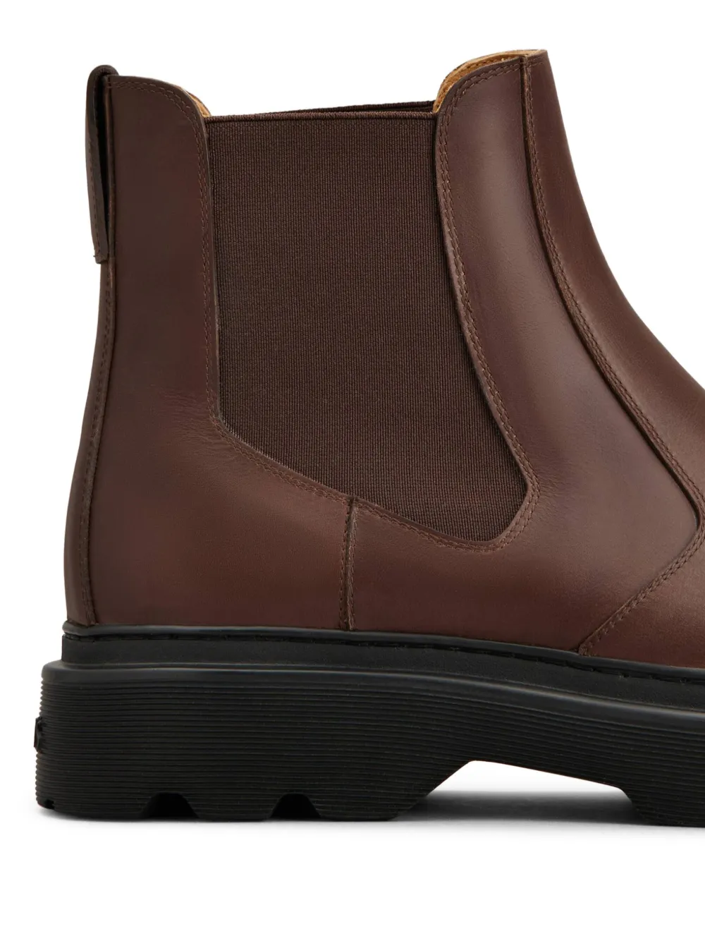 Tod's elastic-panelled chelsea boots Brown