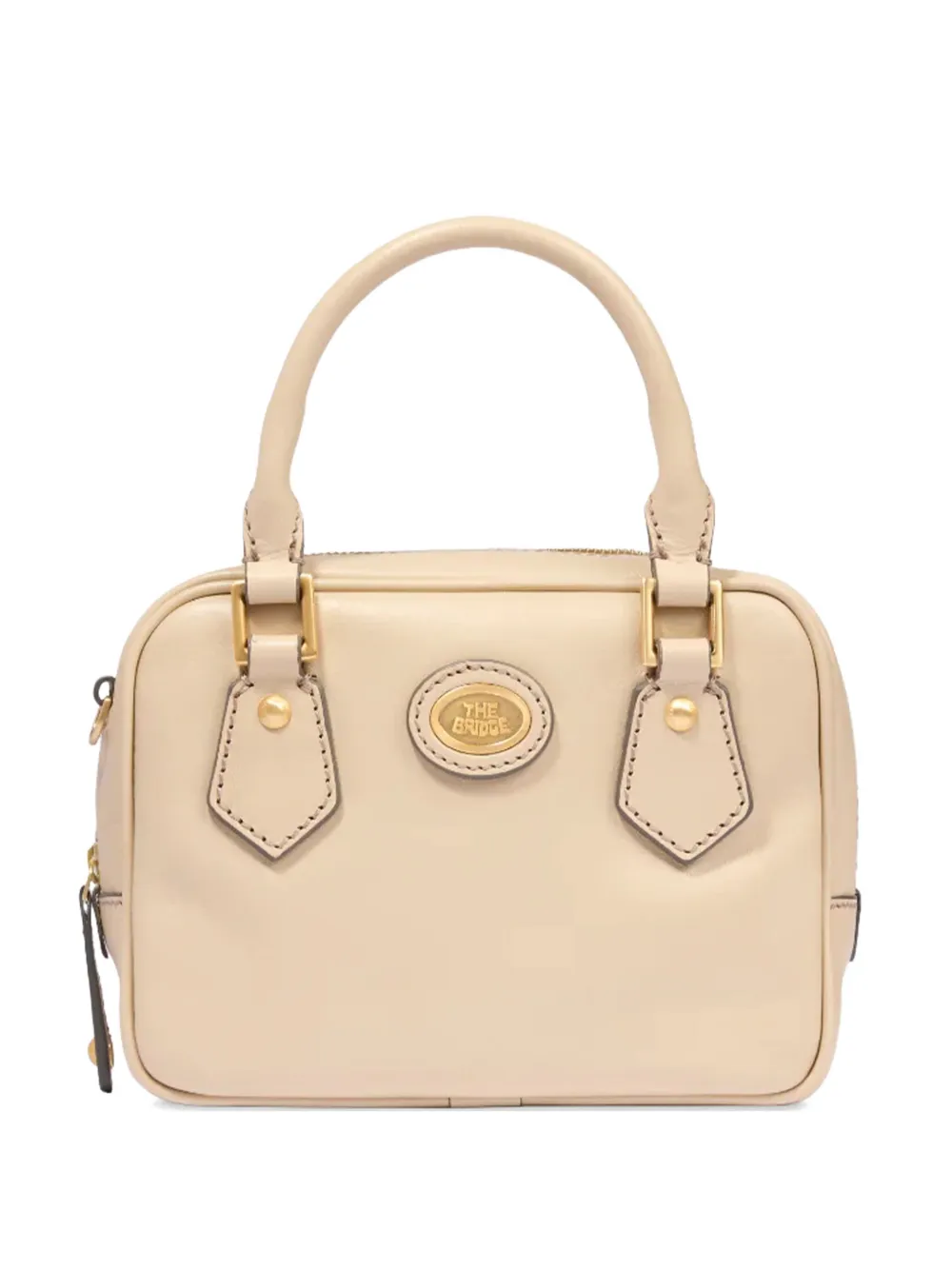 The Bridge logo-plaque tote bag | Neutrals | Image 1
