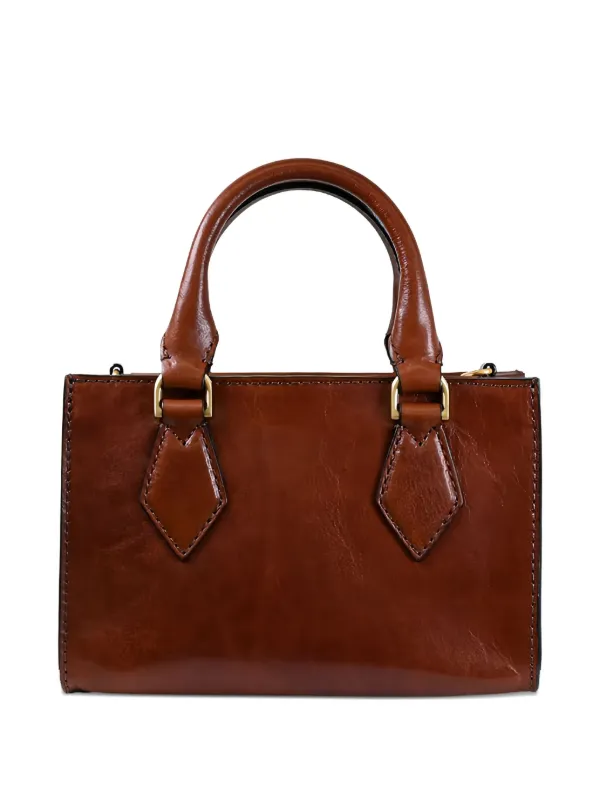 The Bridge レザー ハンドバッグ | ブラウン | FARFETCH JP