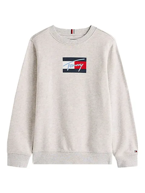 Tommy Hilfiger Junior logo-print crew-neck sweatshirt