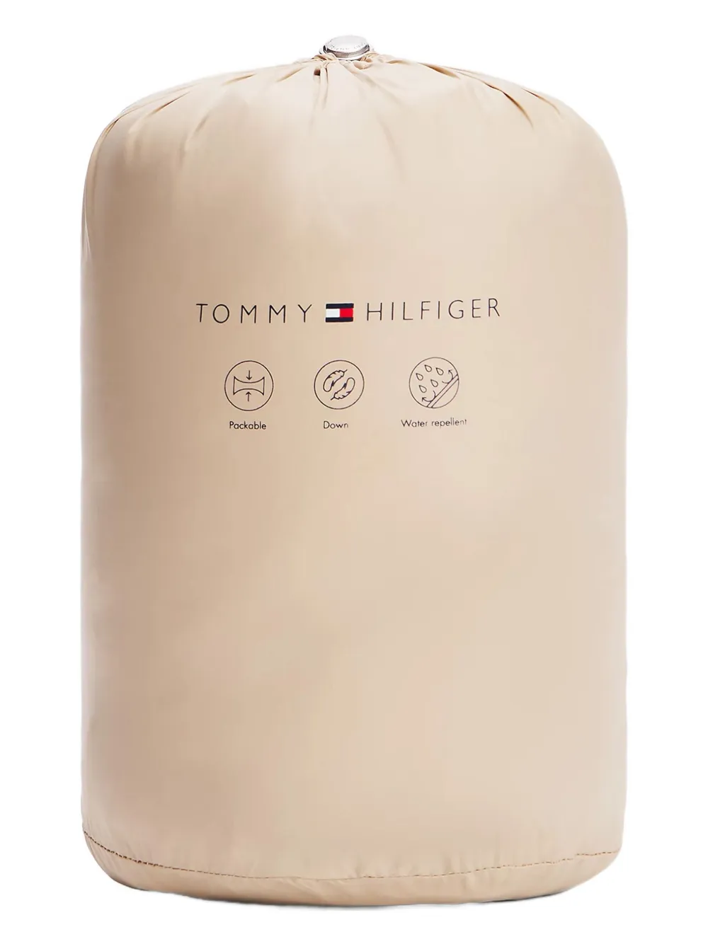 Tommy Hilfiger Ultra Light Padded Packable Gilet In Neutral