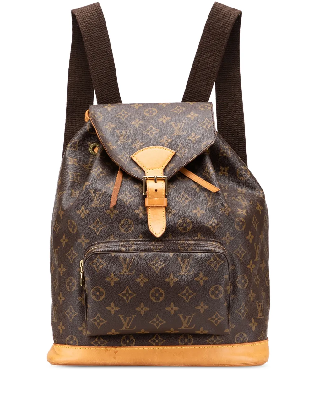 Louis Vuitton Pre-Owned 1996 Monogram Montsouris GM backpack - ブラウン Louis Vuitton Pre-Owned 1996 Monogram Montsouris GM backpack - ブラウン