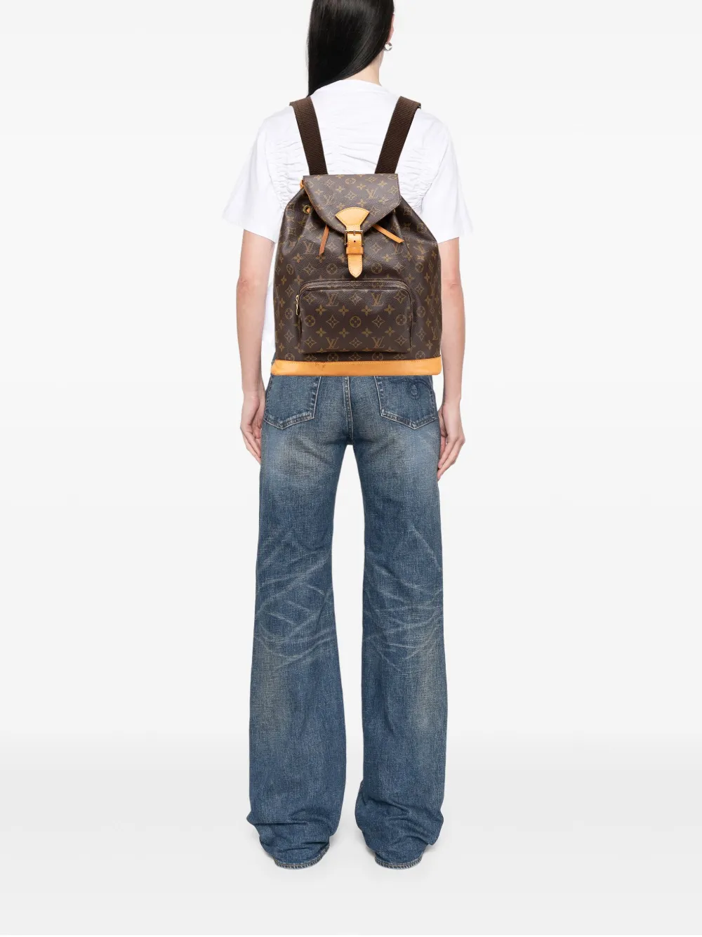 Louis Vuitton Pre-Owned 1996 Monogram Montsouris GM backpack | Pre-Owned | Image 2