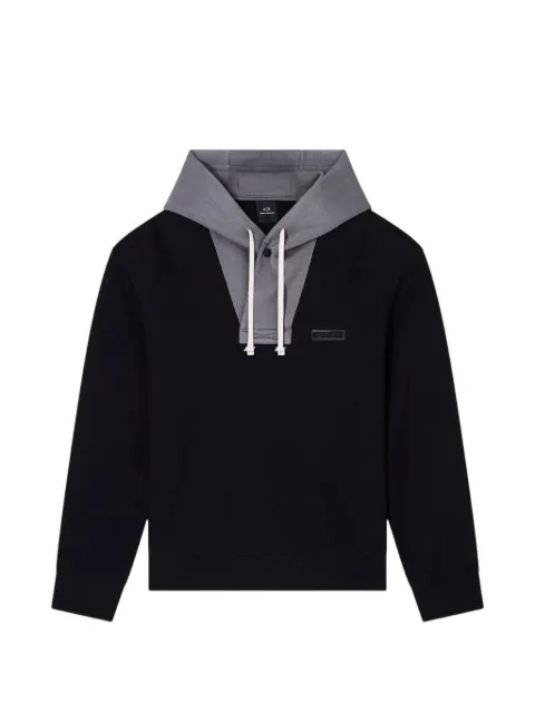 Armani Exchange logo-detail hoodie