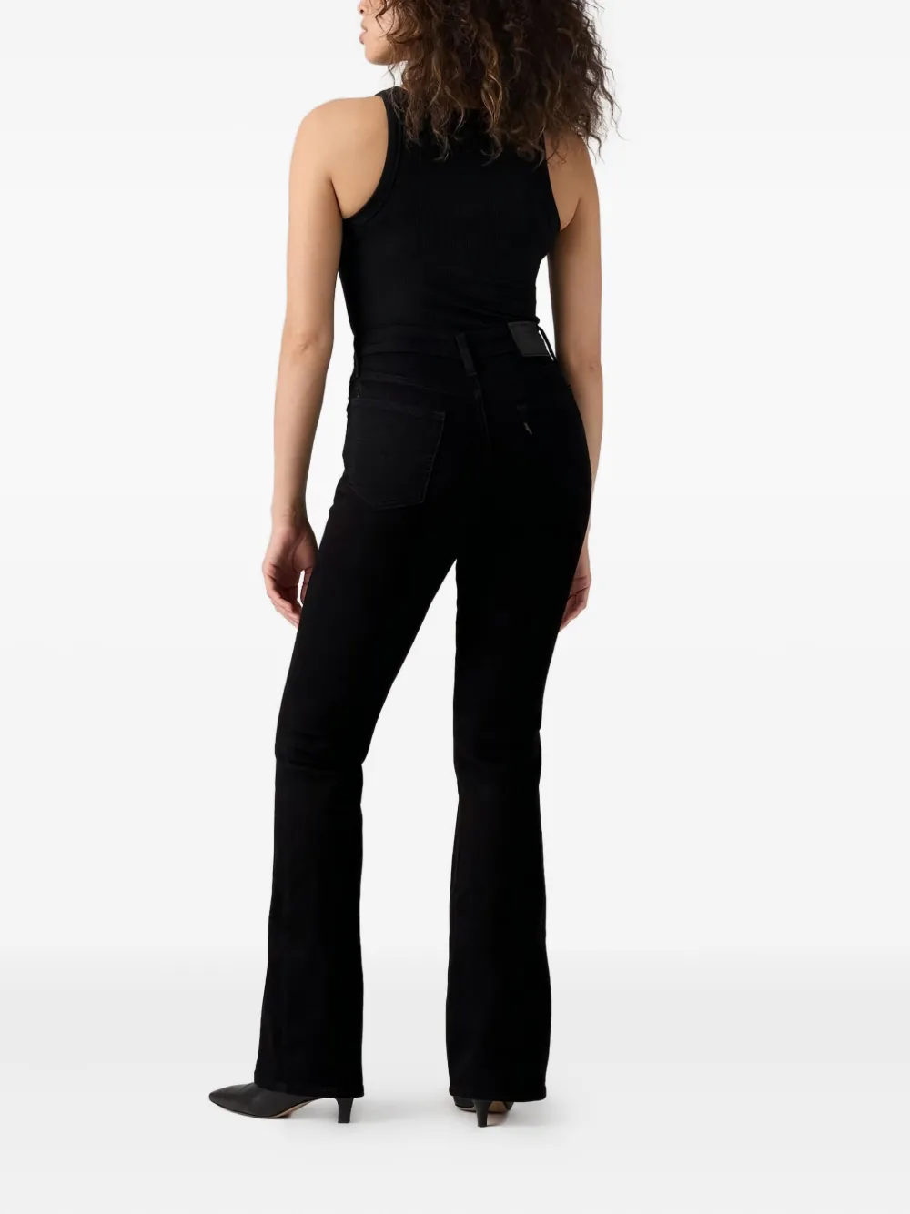 Levi's 726 high-waisted flare jeans - Nero