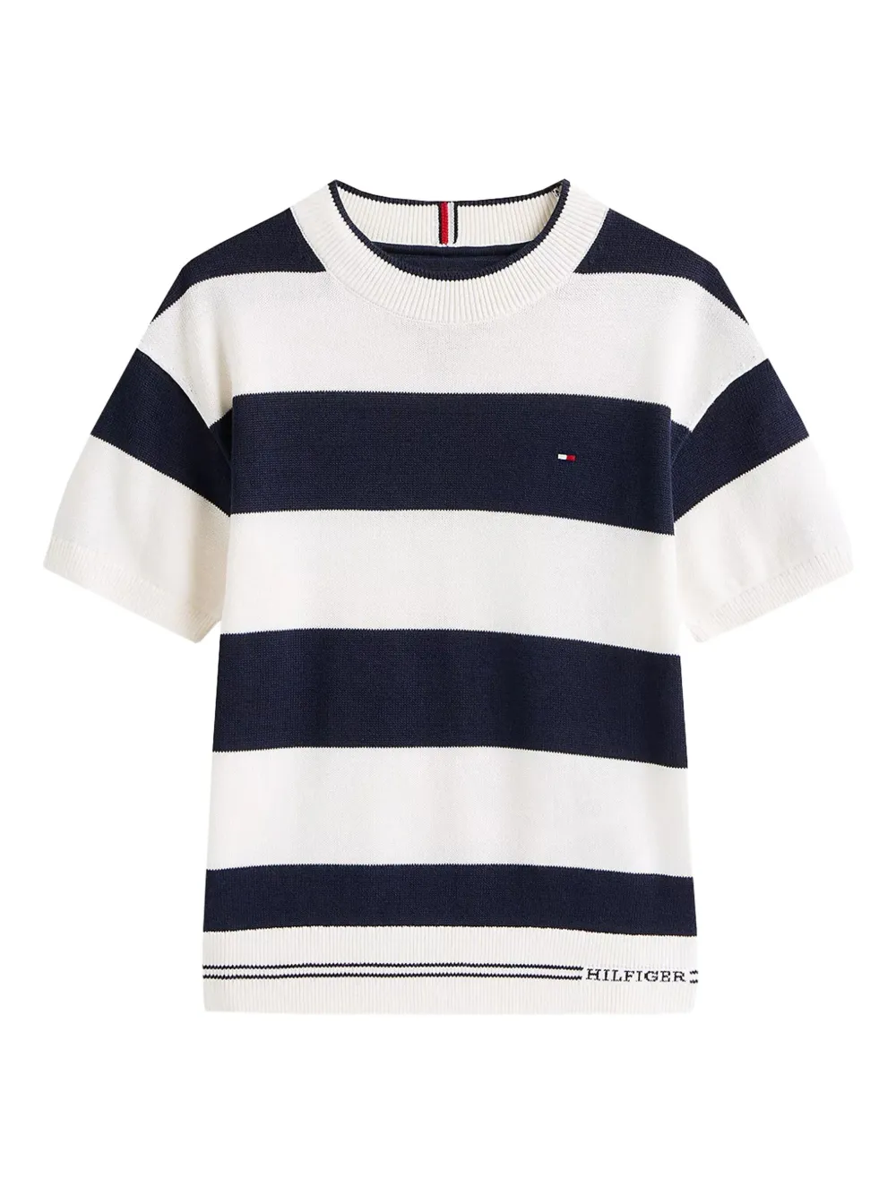 Tommy Hilfiger Junior striped T-shirt Blauw