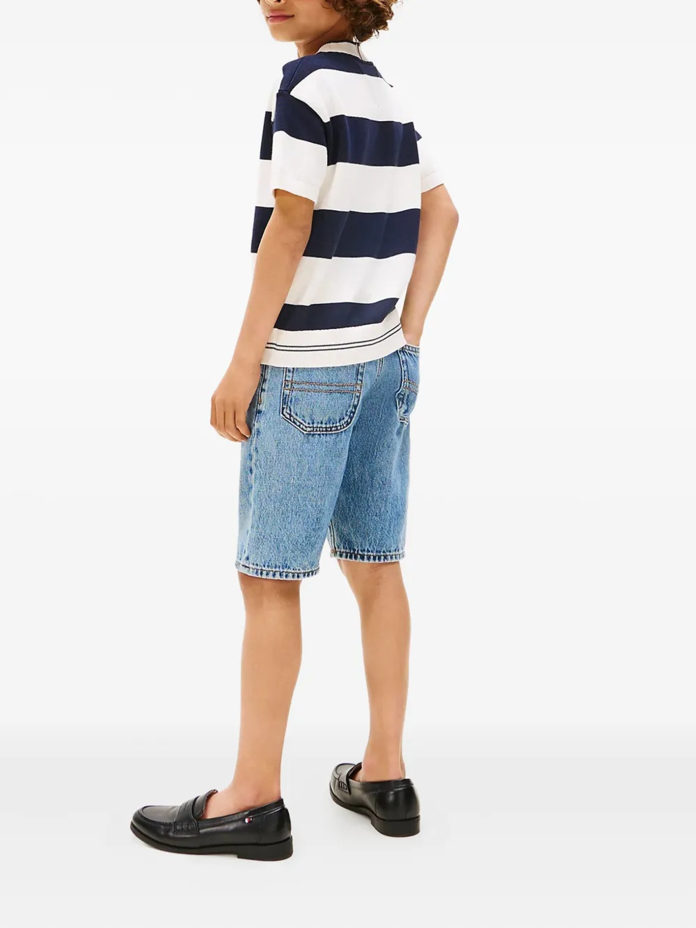 Tommy Hilfiger Junior striped T-shirt Blauw