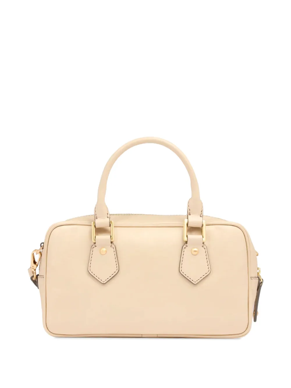 The Bridge Stodo leren shopper met handgreep - Beige