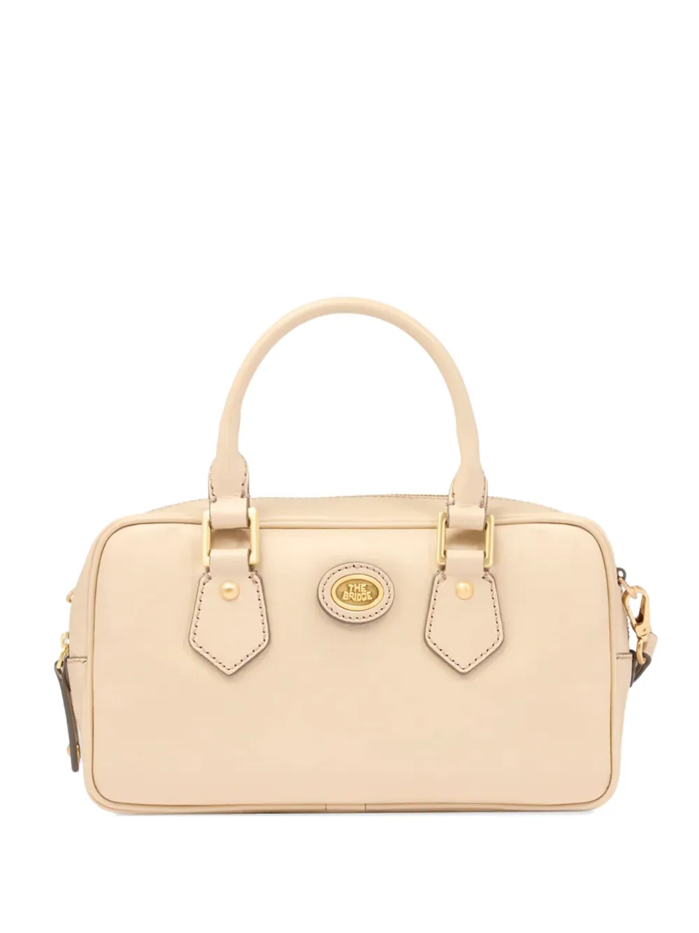 The Bridge Stodo Top-handle Leather Tote Bag In Neutral