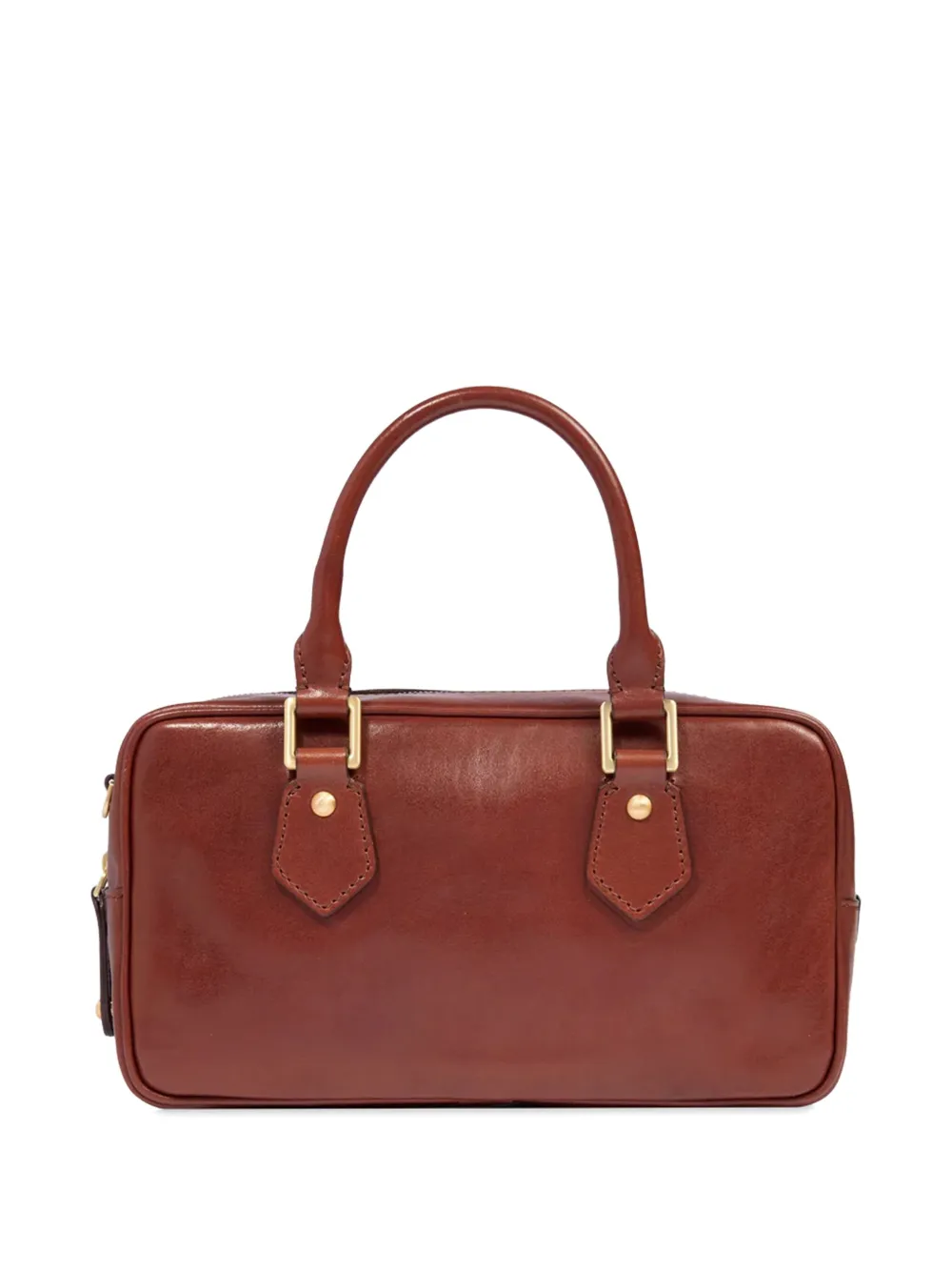 The Bridge Stodo leren shopper met hangreep - Bruin