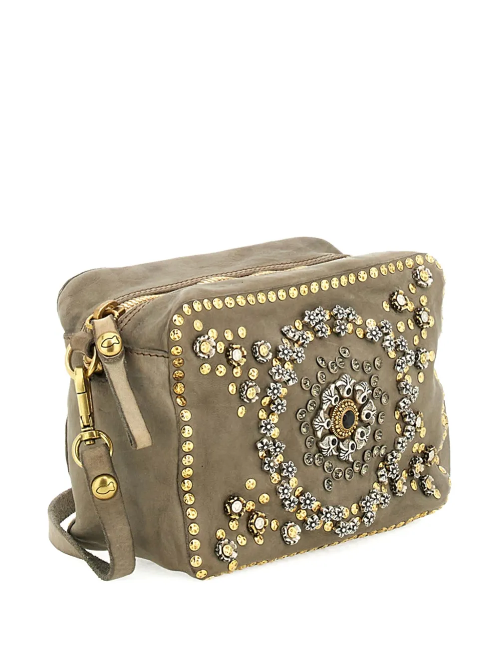 Campomaggi embellished studded cross body bag | Image 2