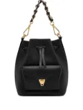 Coccinelle chain-strap bucket bag - Black