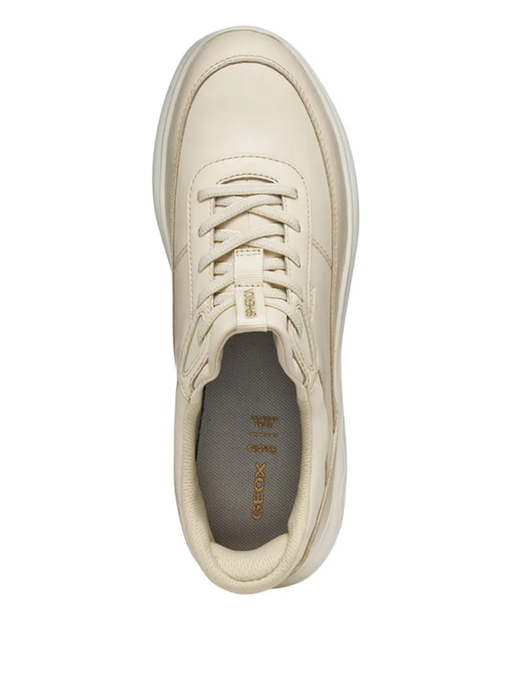 Geox Spherica Plus Lace-up Sneakers In Neutral