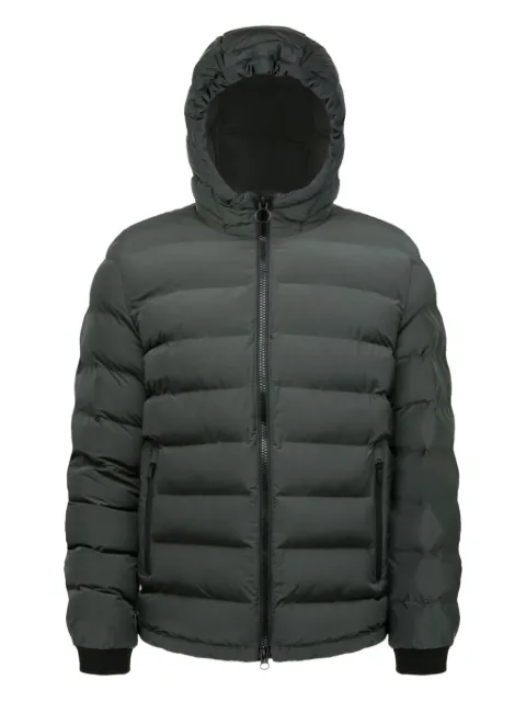 Geox zip-fastening hooded puffer jacket
