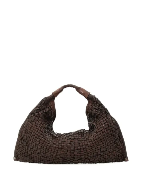 Campomaggi woven leather shoulder bag
