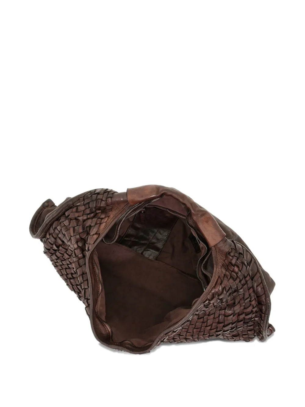 Campomaggi woven leather shoulder bag | Image 2