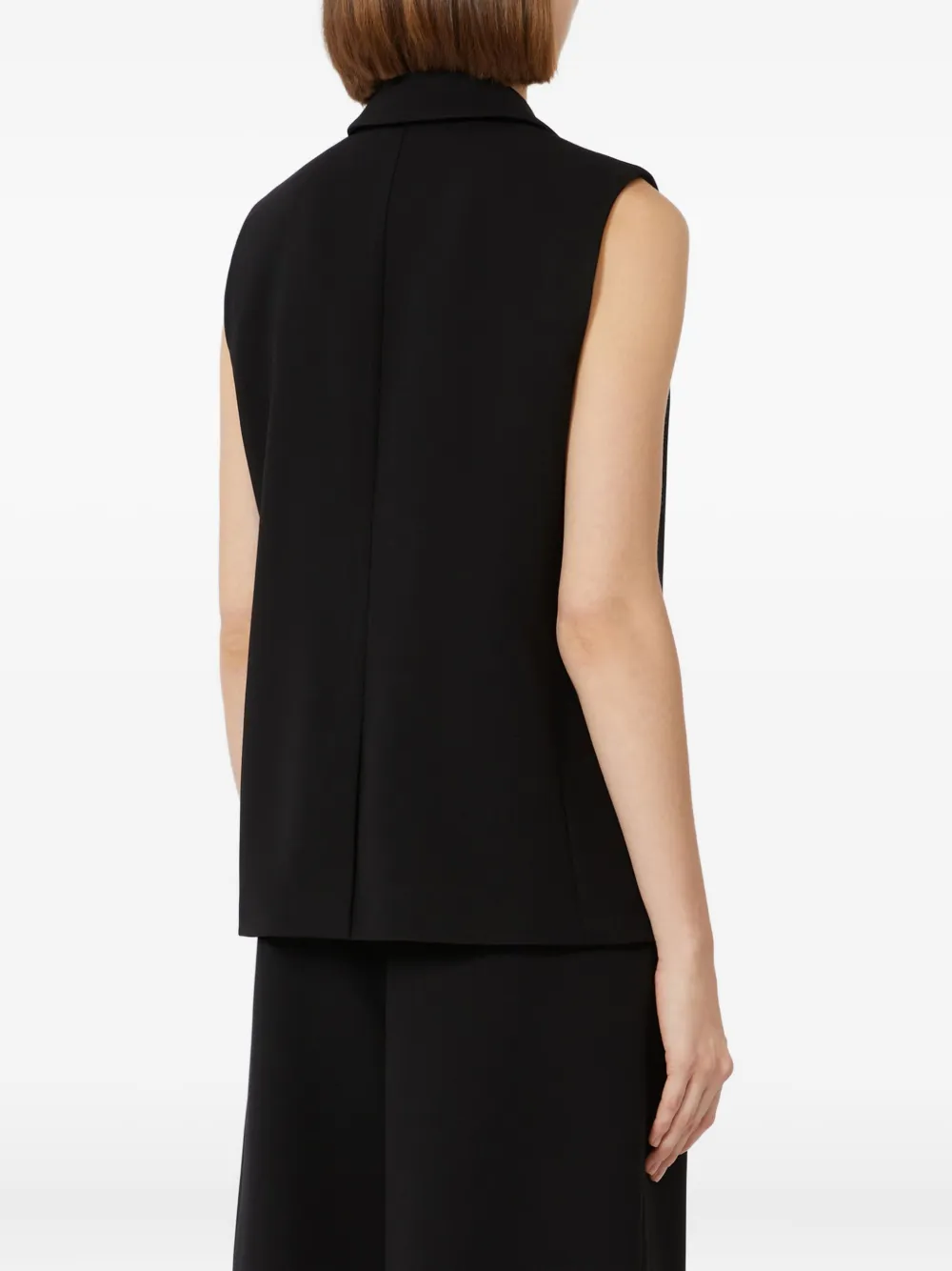 'S Max Mara notched-lapels waistcoat Zwart