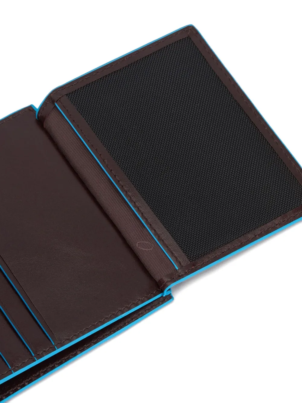 PIQUADRO Pasjeshouder met leren afwerking Bruin