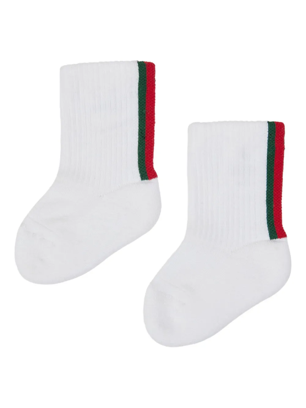 Gucci Kids Sokken met Web-detail Wit