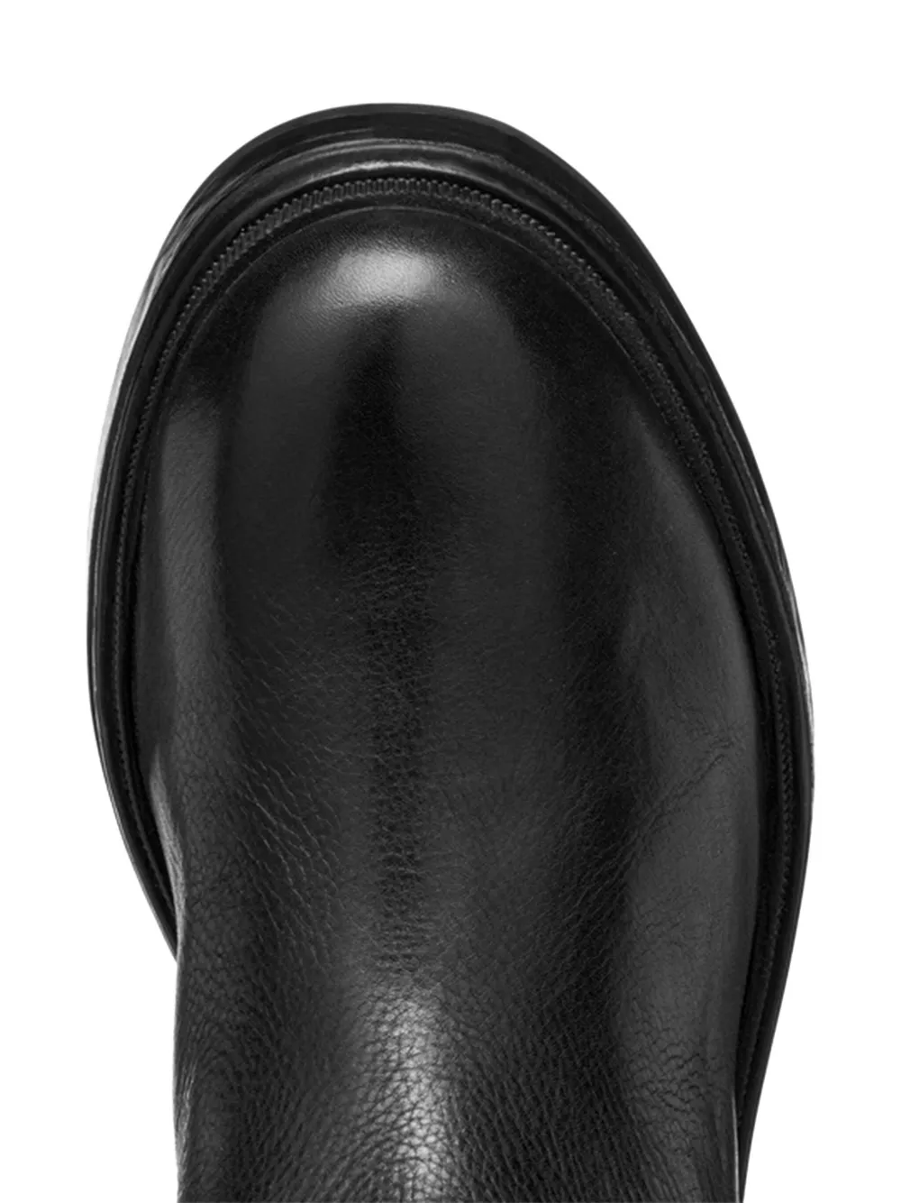 Geox button-detail leather boots Black