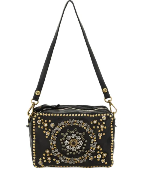 Campomaggi embellished studded leather mini bag
