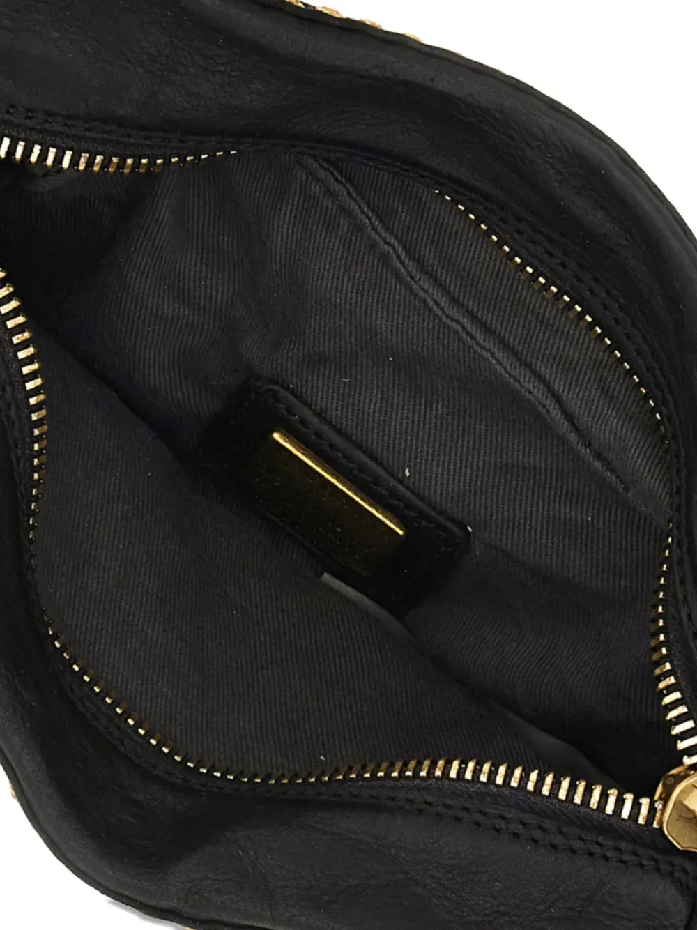 Campomaggi embellished studded leather mini bag Zwart