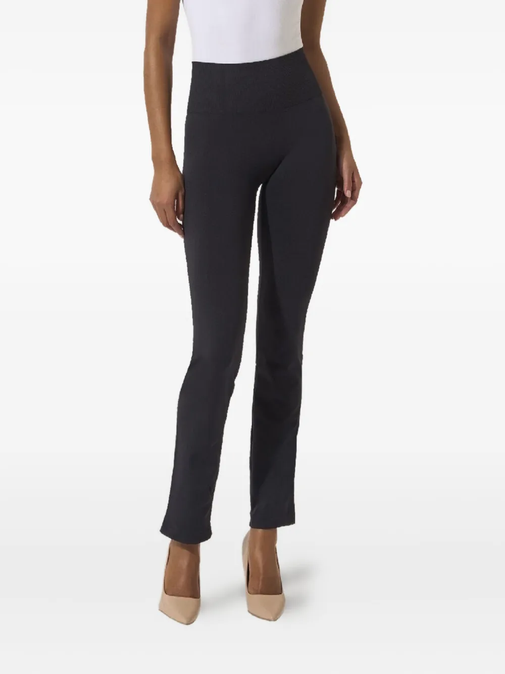 Wolford High waist naadloze broek Zwart