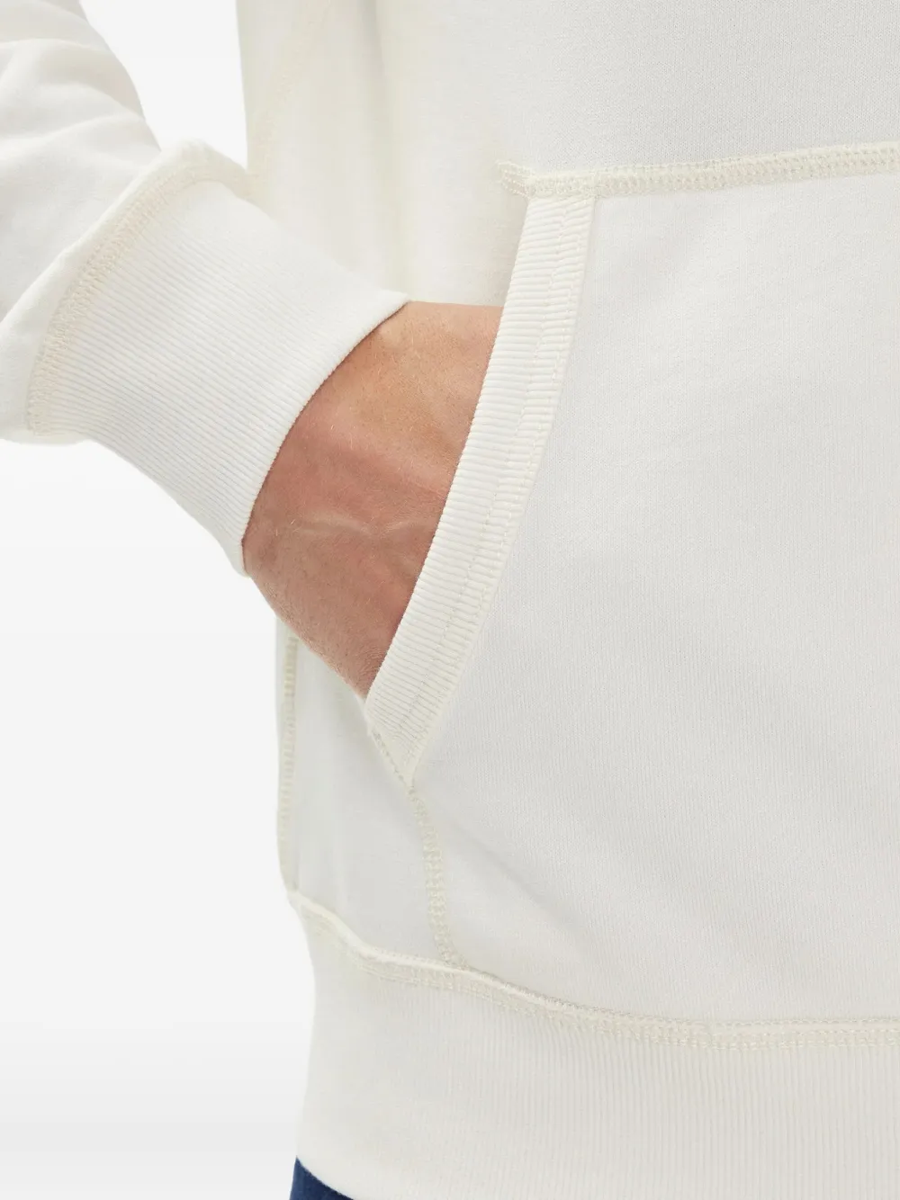 Tommy Hilfiger Americana Zip Through Hoody In White