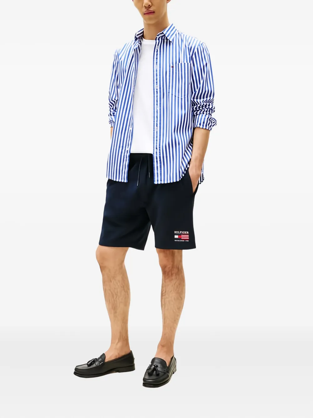 Tommy Hilfiger logo-embroidered drawstring shorts | Track & Running Shorts | Image 2
