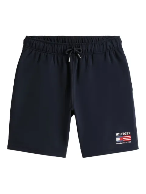 Tommy Hilfiger logo-embroidered drawstring shorts