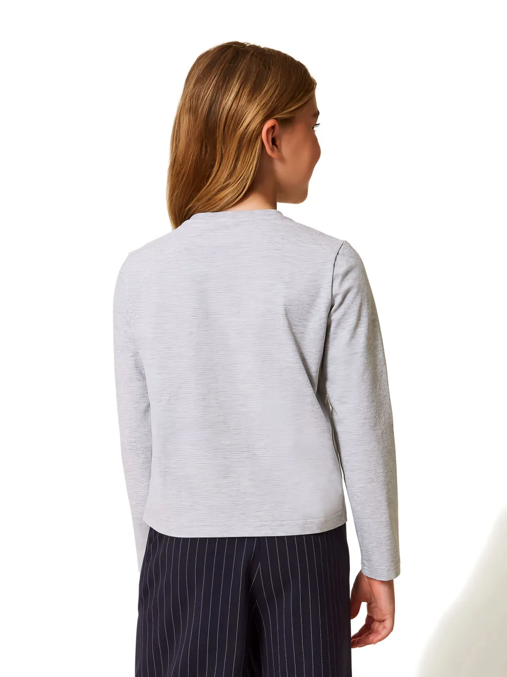 Twinset Long-sleeve T-shirt In Gray