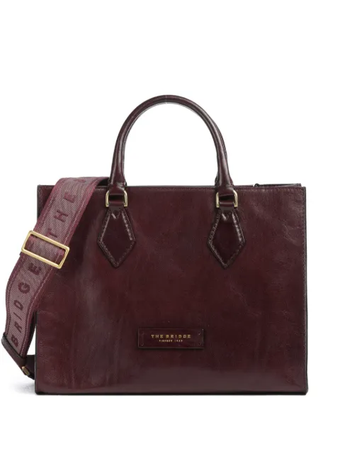 The Bridge leather top-handle tote bag