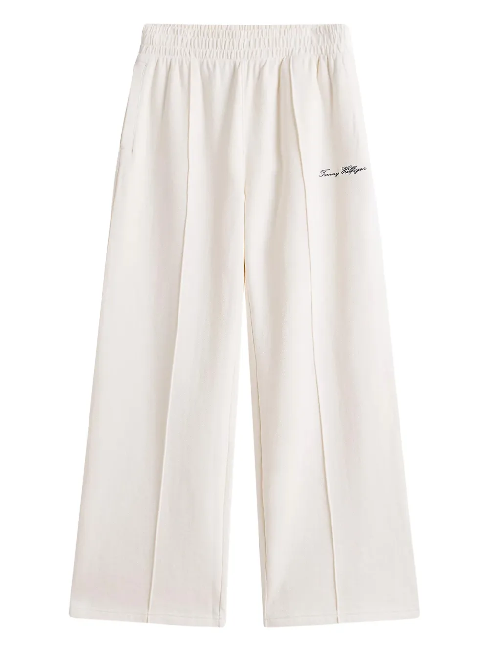 Tommy Hilfiger Logo-embroidered Track Pants In Neutral