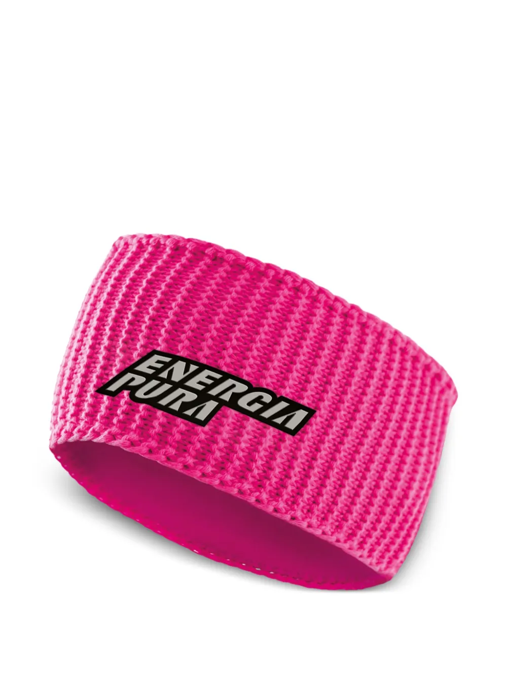 ENERGIA PURA knitted logo headband | Purple | Image 1