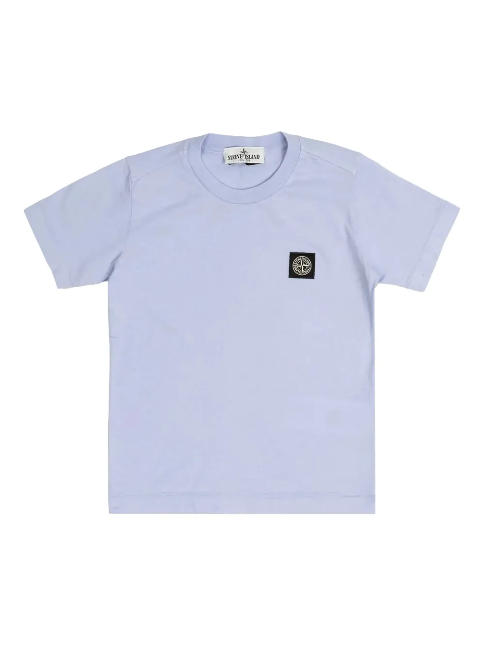 Stone Island Junior logo-patch T-shirt | Blue | Image 1