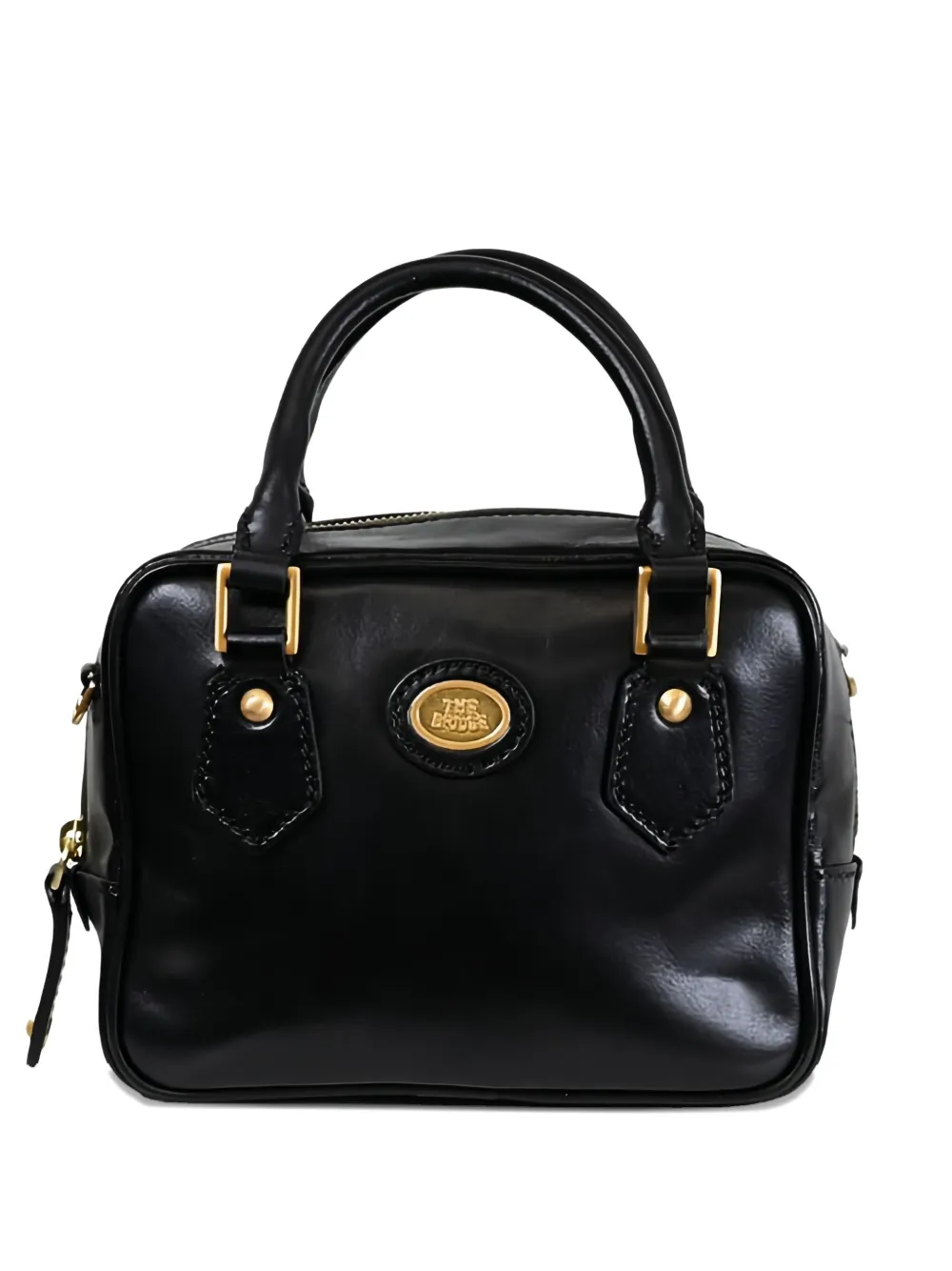 The Bridge Leather Tote Bag In Black