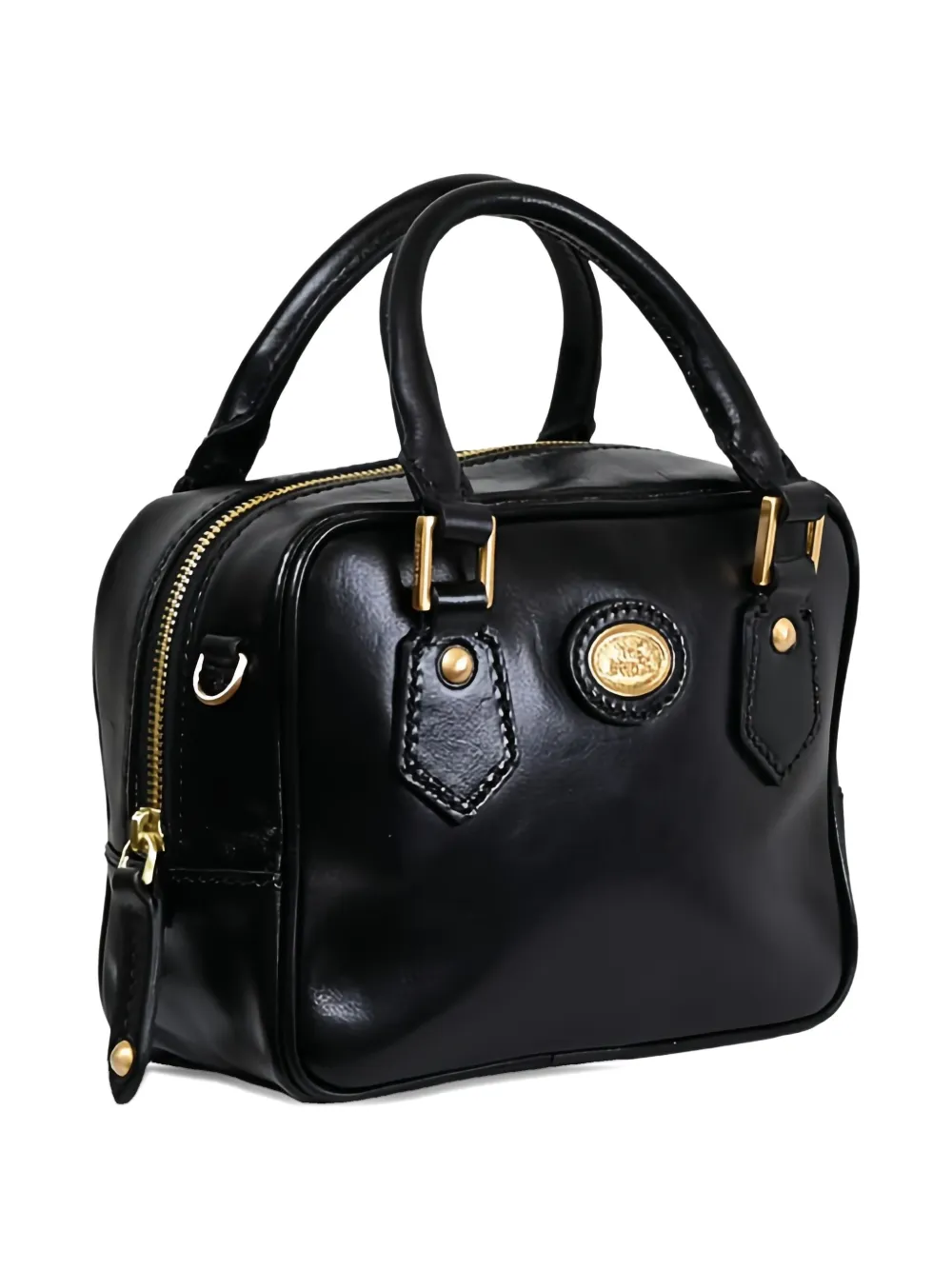 The Bridge Leather Tote Bag In Black