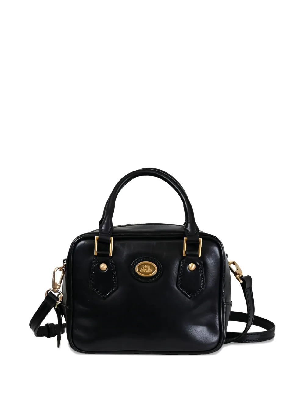 The Bridge Leather Tote Bag In Black