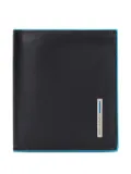 PIQUADRO leather-trimmed wallet - Black